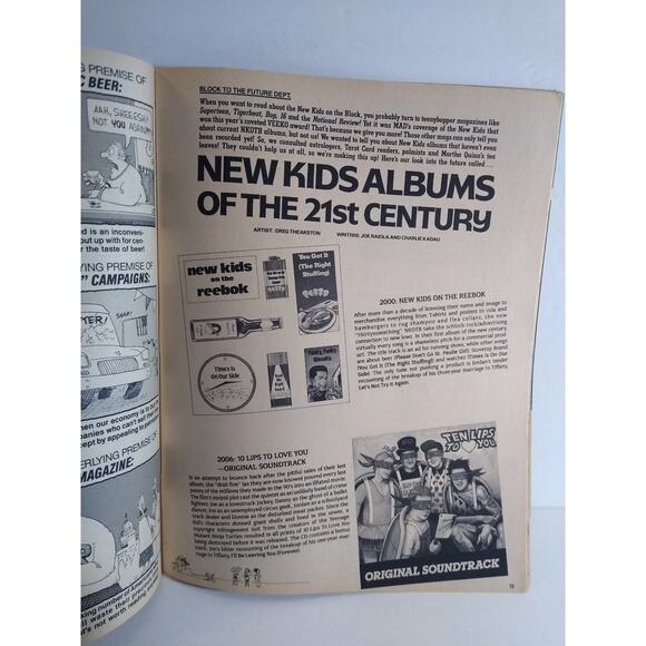 MAD Magazine #301 Marvel Comic Book 1991 Vintage New Kids On The Block Spoof - Picture 4 of 5